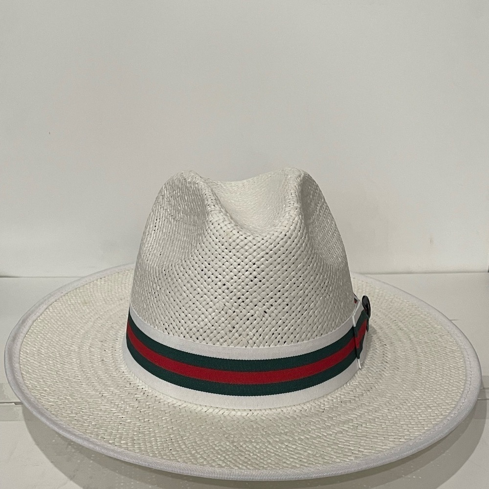 Bruno Capelo hat big brim straw fedora